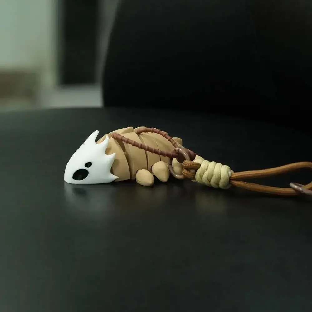 Hollow Knight Silksong Bell Beast Keychain 3D Printed PLA Articulated Figure 127